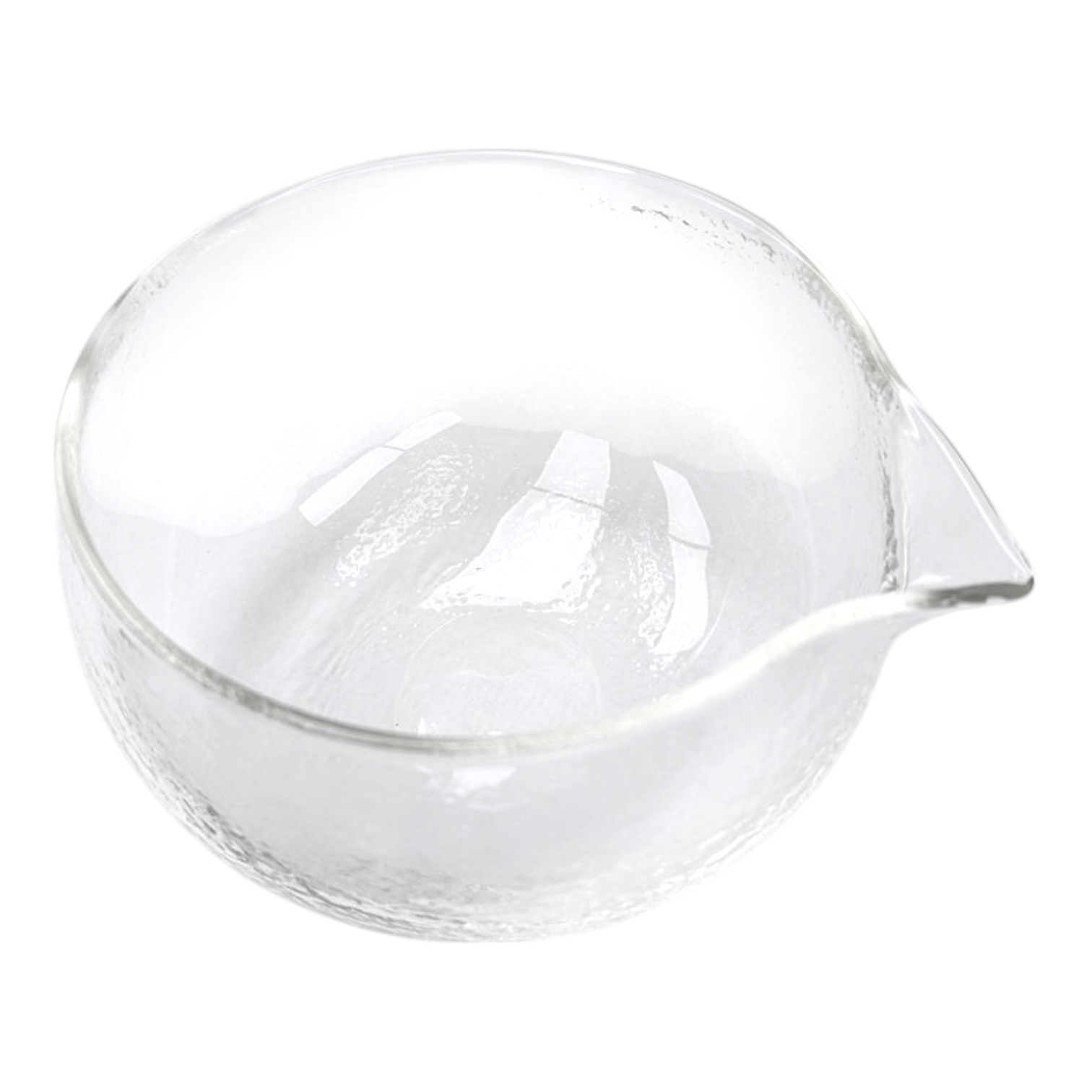 Textured Glass Matcha Bowl
