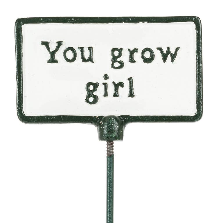Plant Signs-Antique White-5 Assorted-2x3.5"L