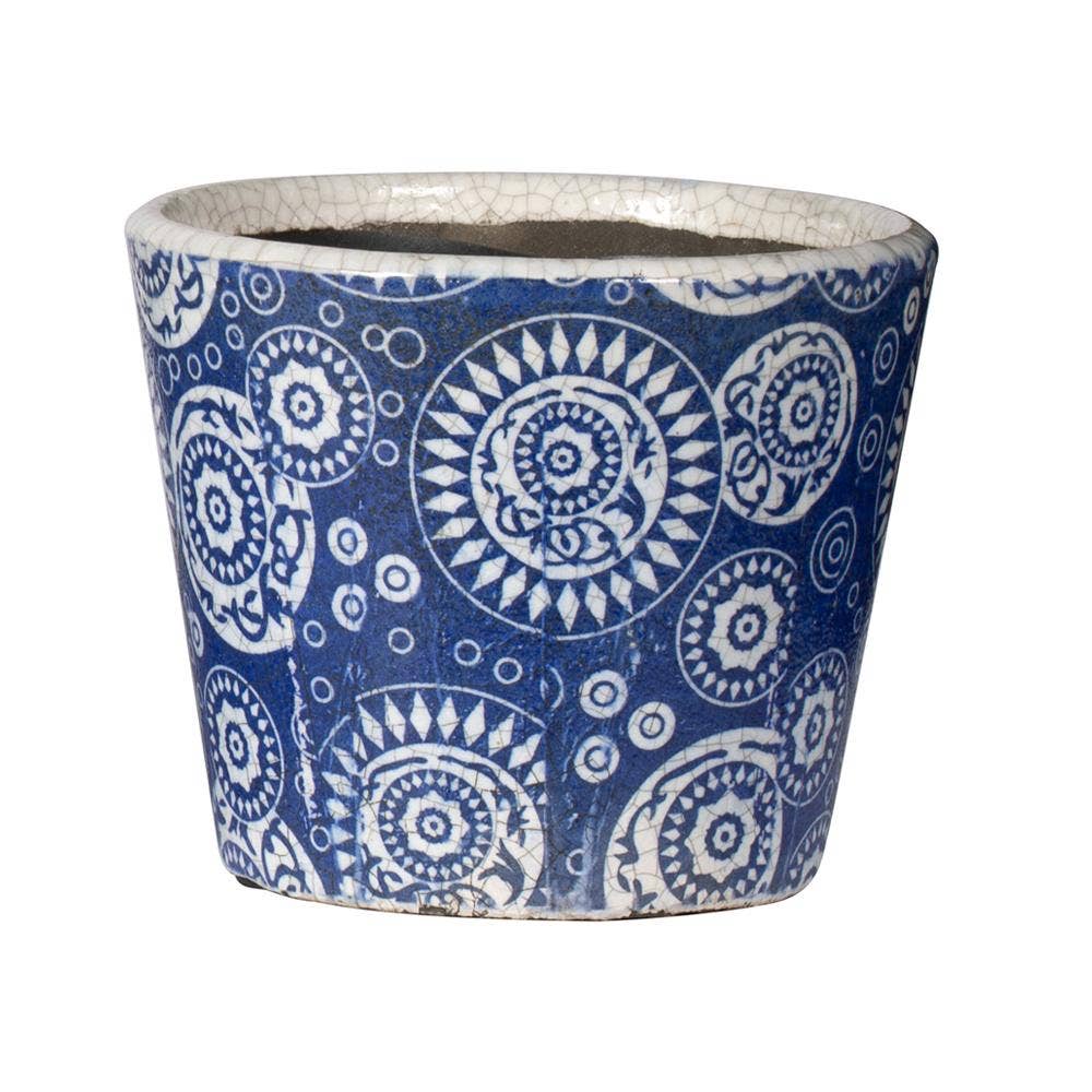 Blue & White Planter