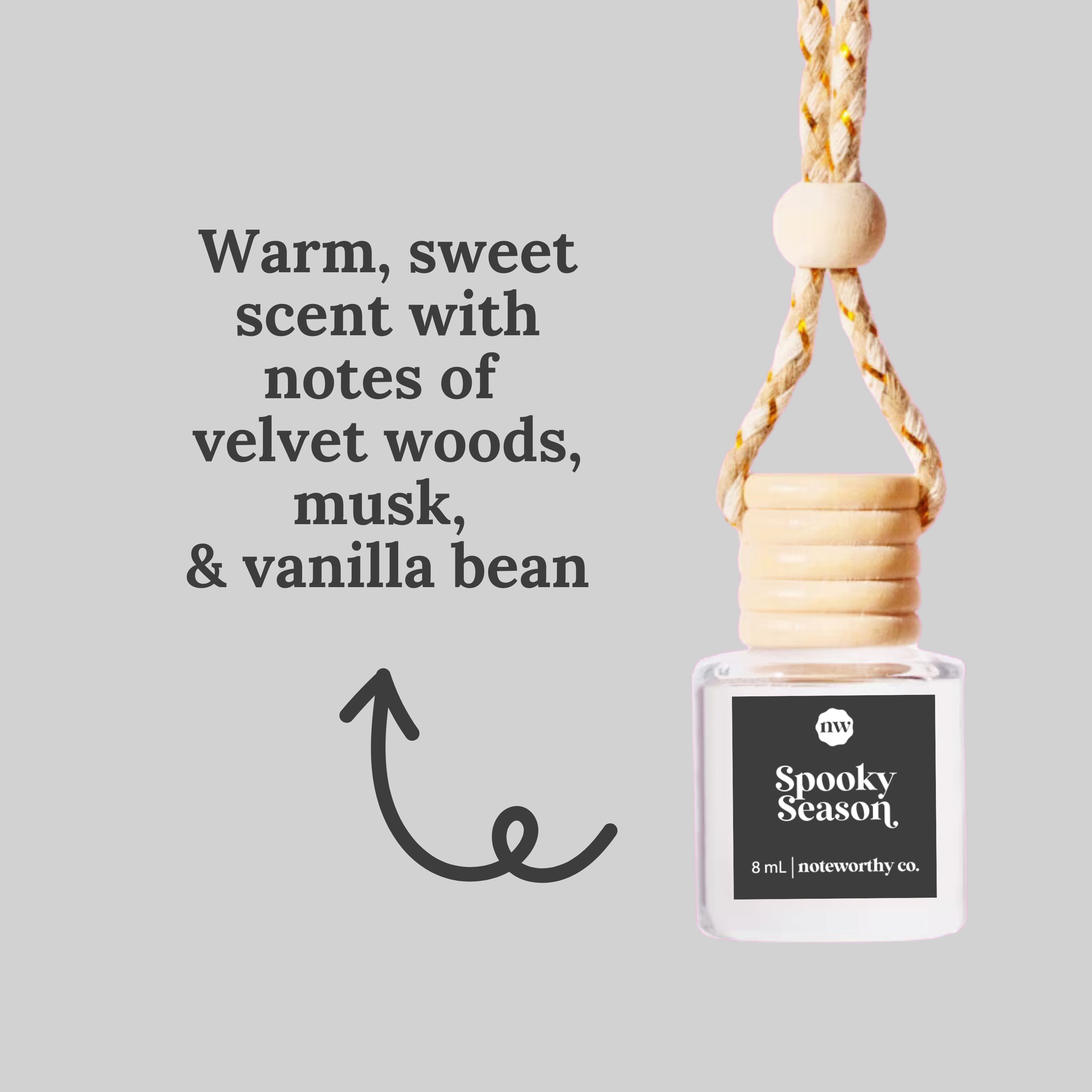 Car Diffusers | NEW Fall + Halloween Scents: Individual Mylar Bag / Vanilla Pumpkin