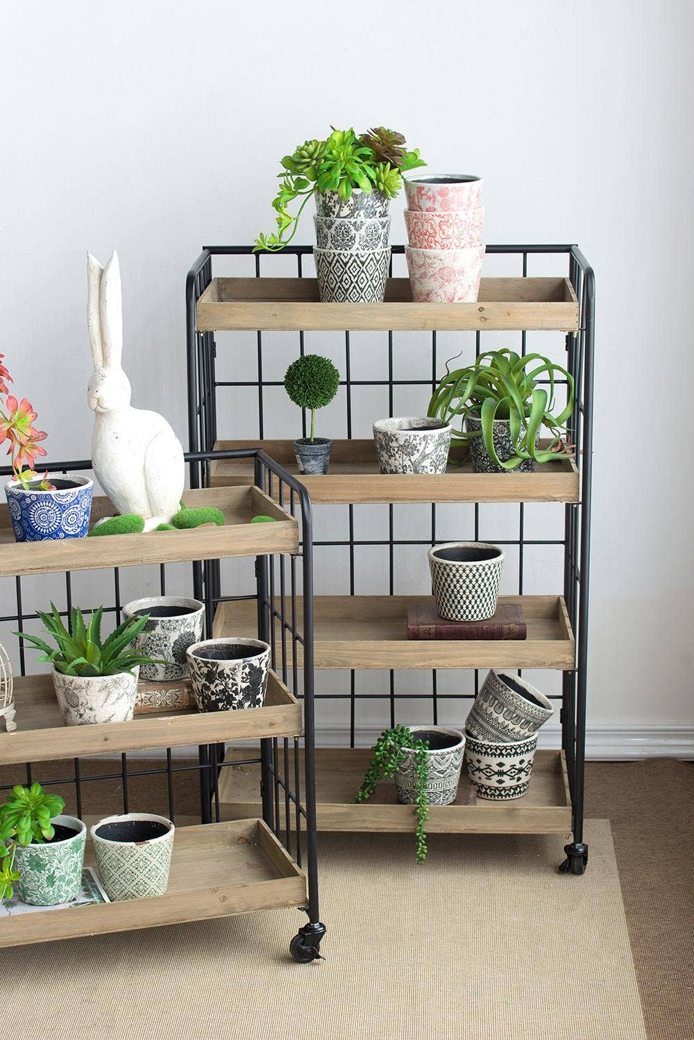 Blue & White Planter