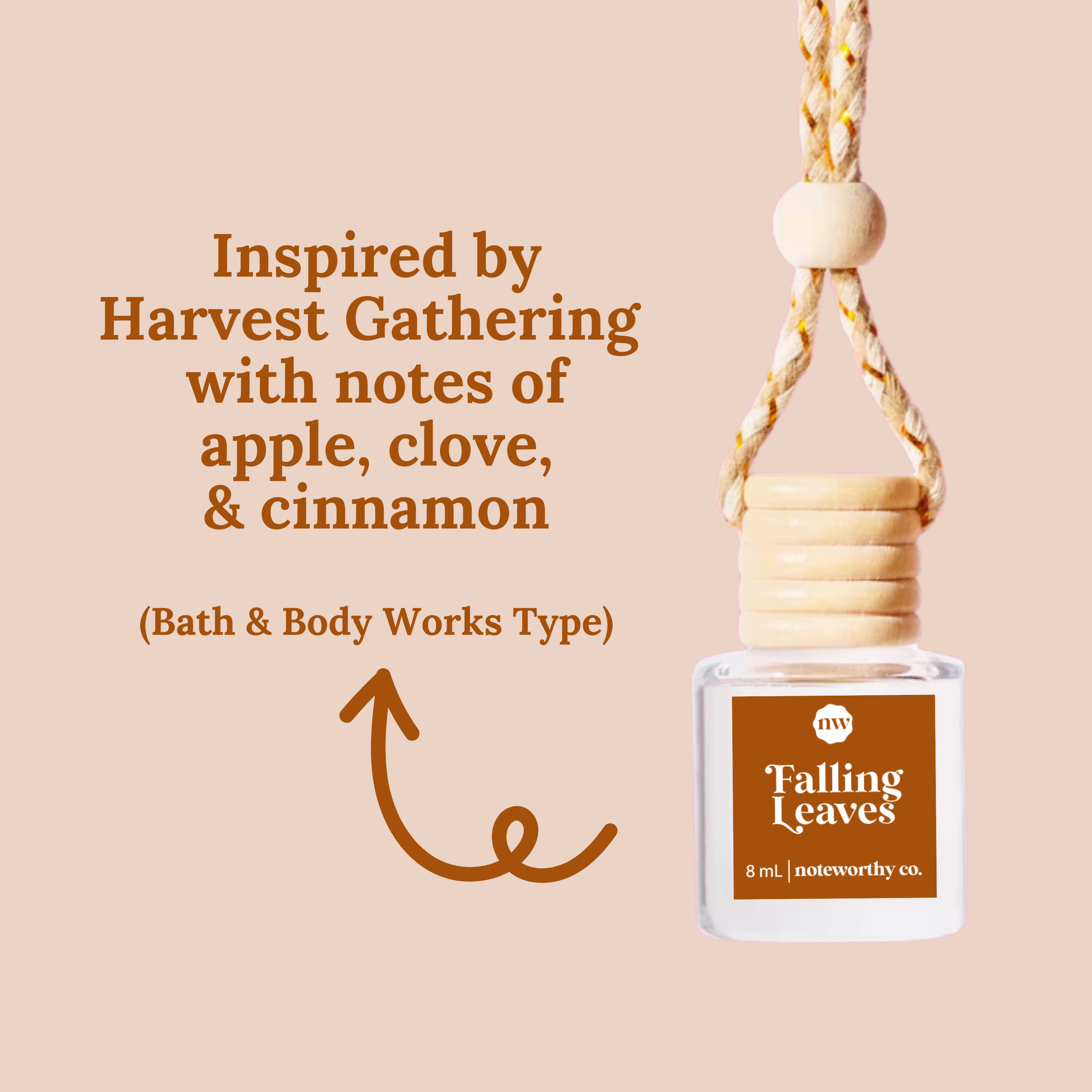 Car Diffusers | NEW Fall + Halloween Scents: Individual Mylar Bag / Vanilla Pumpkin