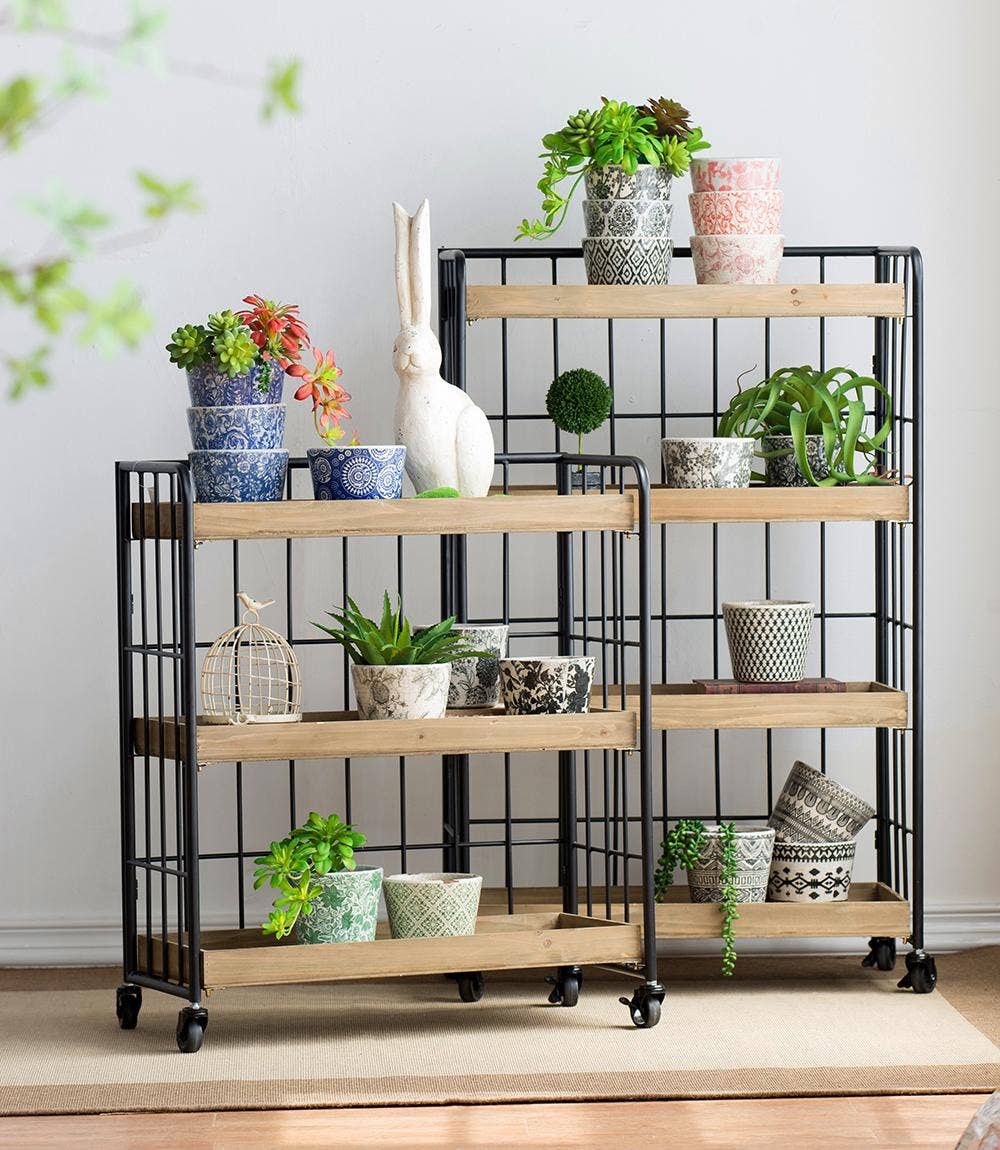 Blue & White Planter