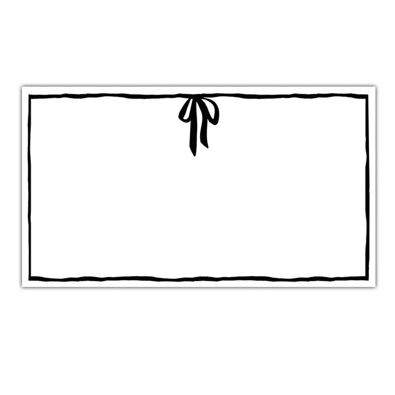 Bow Place Cards - Set of 36
