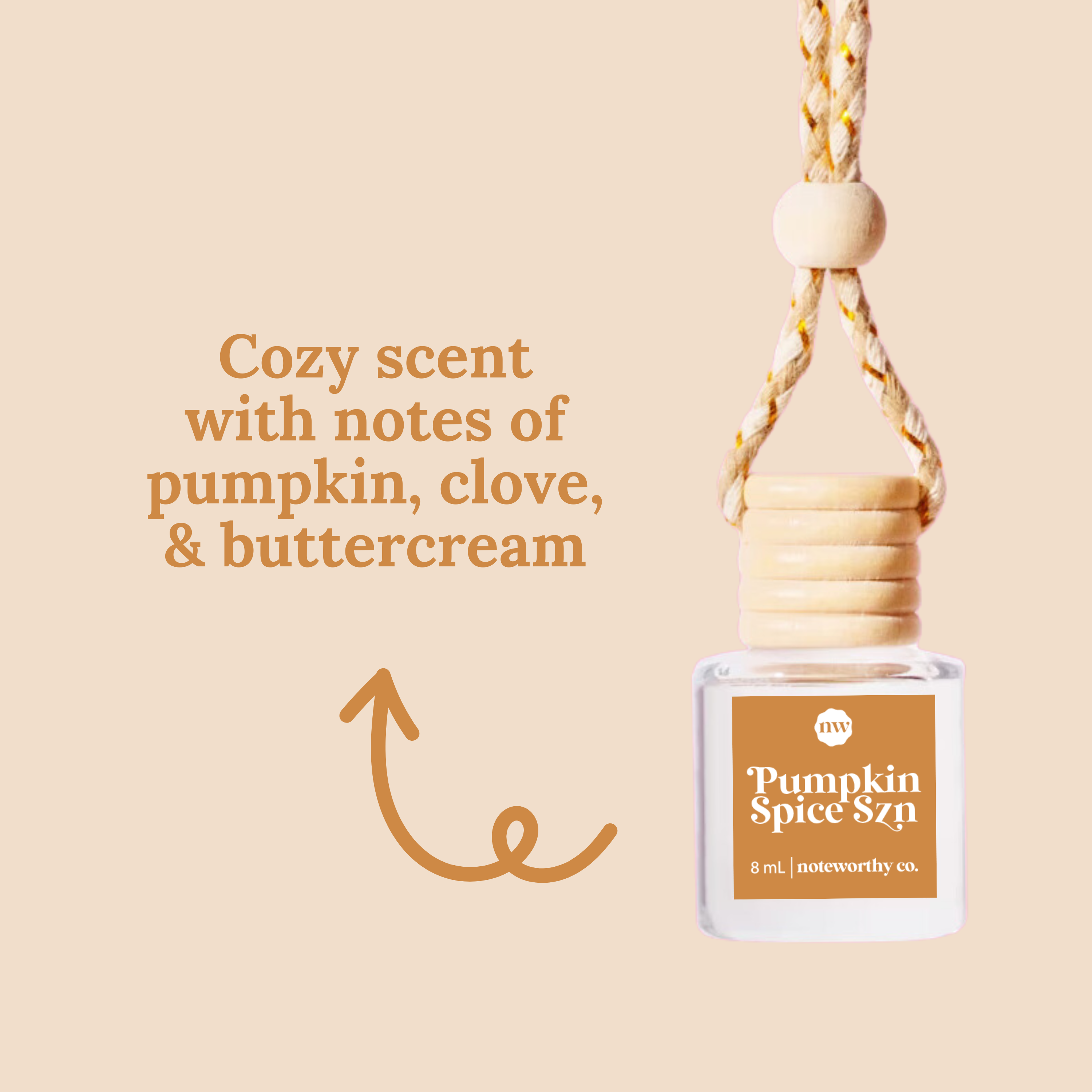 Car Diffusers | NEW Fall + Halloween Scents: Individual Mylar Bag / Sweater Weather