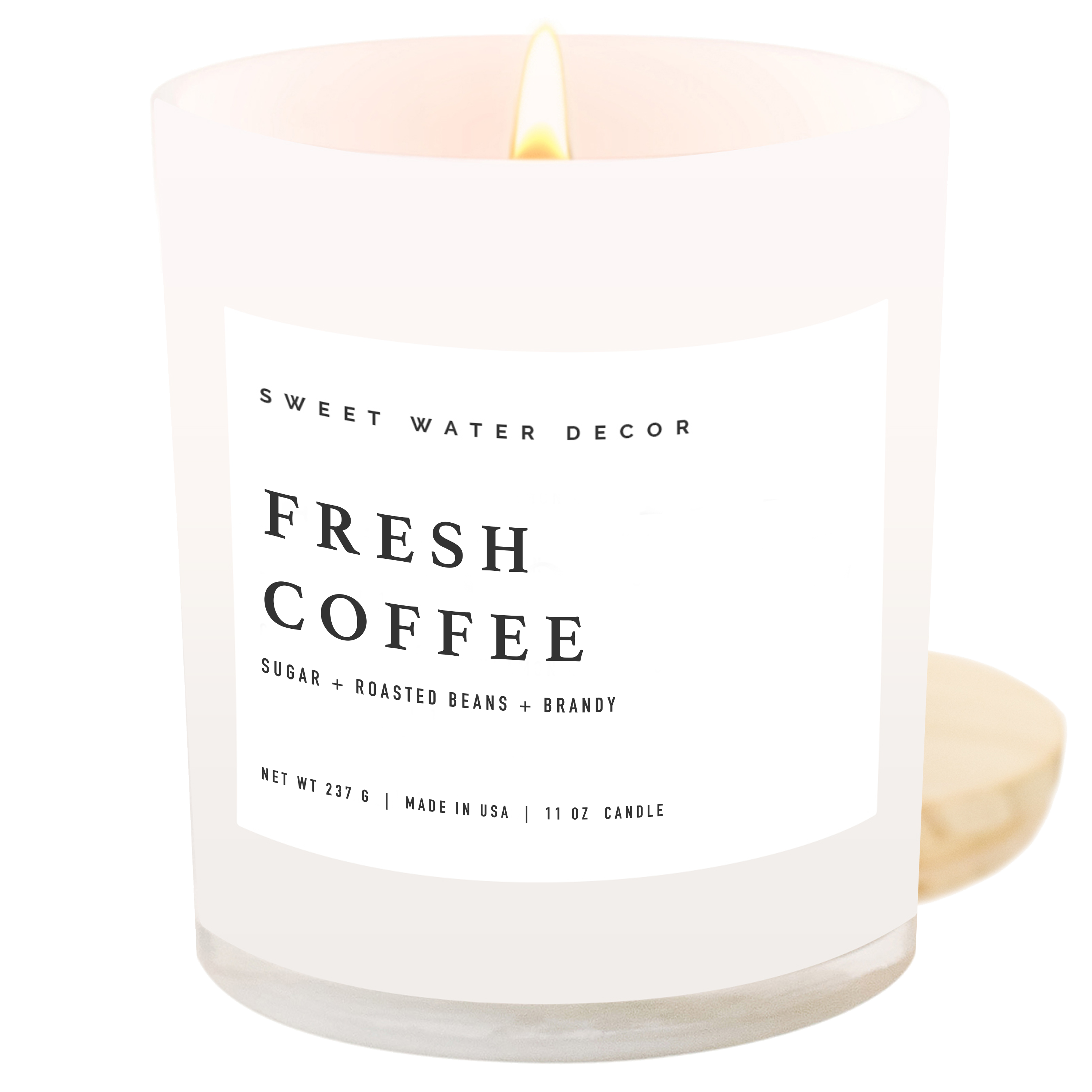 Fresh Coffee 11 oz Soy Candle - Home Decor & Gifts