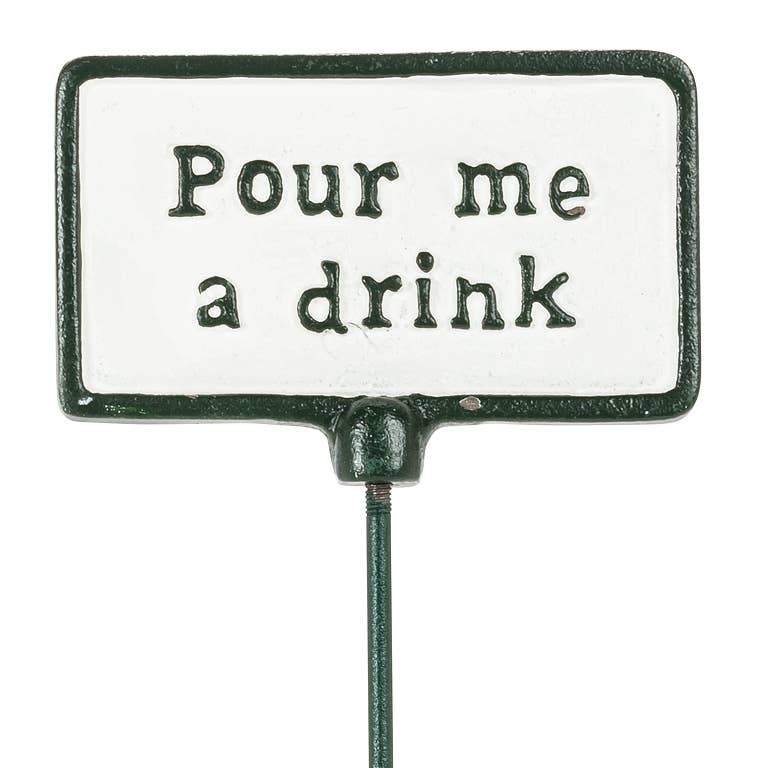 Plant Signs-Antique White-5 Assorted-2x3.5"L