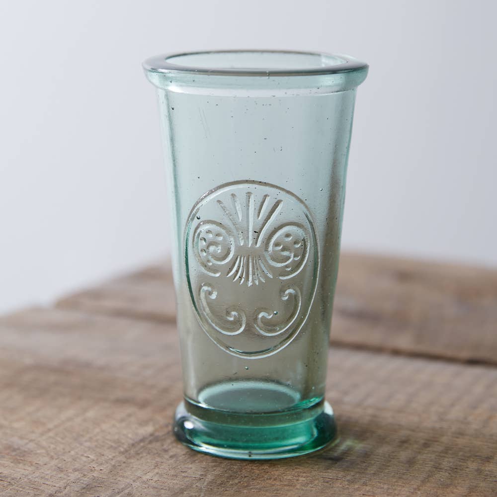 Fleur De Lis Glassware with Caddy