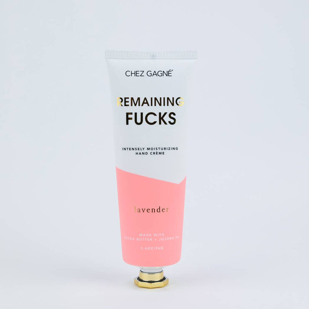 Remaining Fucks - Funny Hand Cream Gift, Lavender, Vegan