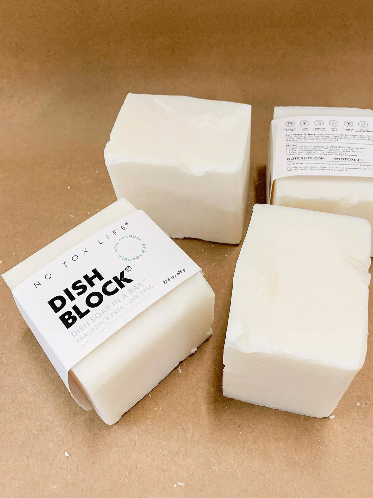 DISH BLOCK® solid dish soap - Imperfect box - No Tox Life®