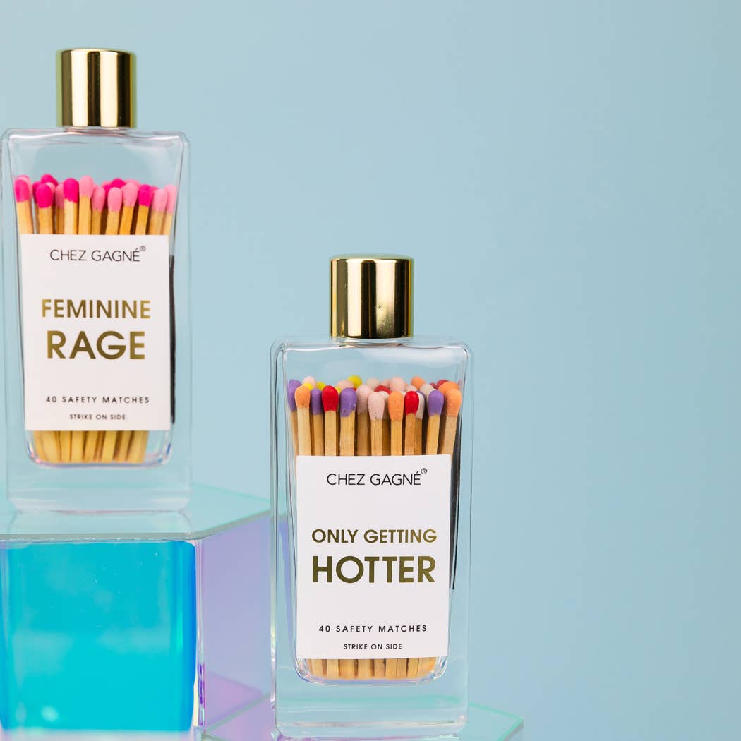 Only Getting Hotter - Safety Matches, Rainbow, Birthday Gift