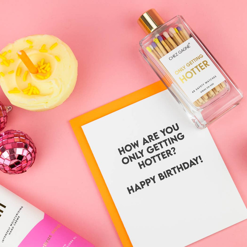 Only Getting Hotter - Safety Matches, Rainbow, Birthday Gift