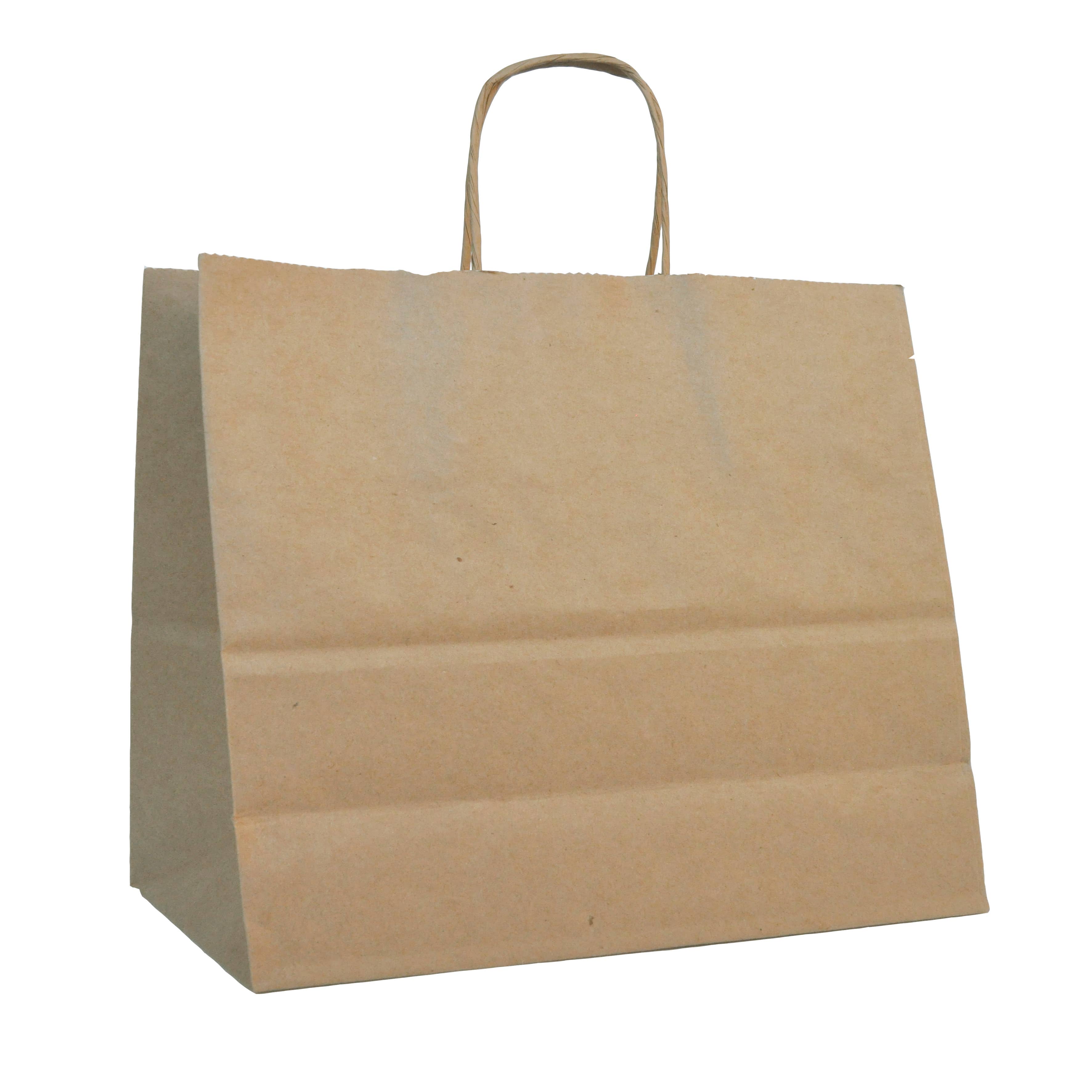 Paper Shopping Bags - 16 x 6 x 13" - 250 Bags