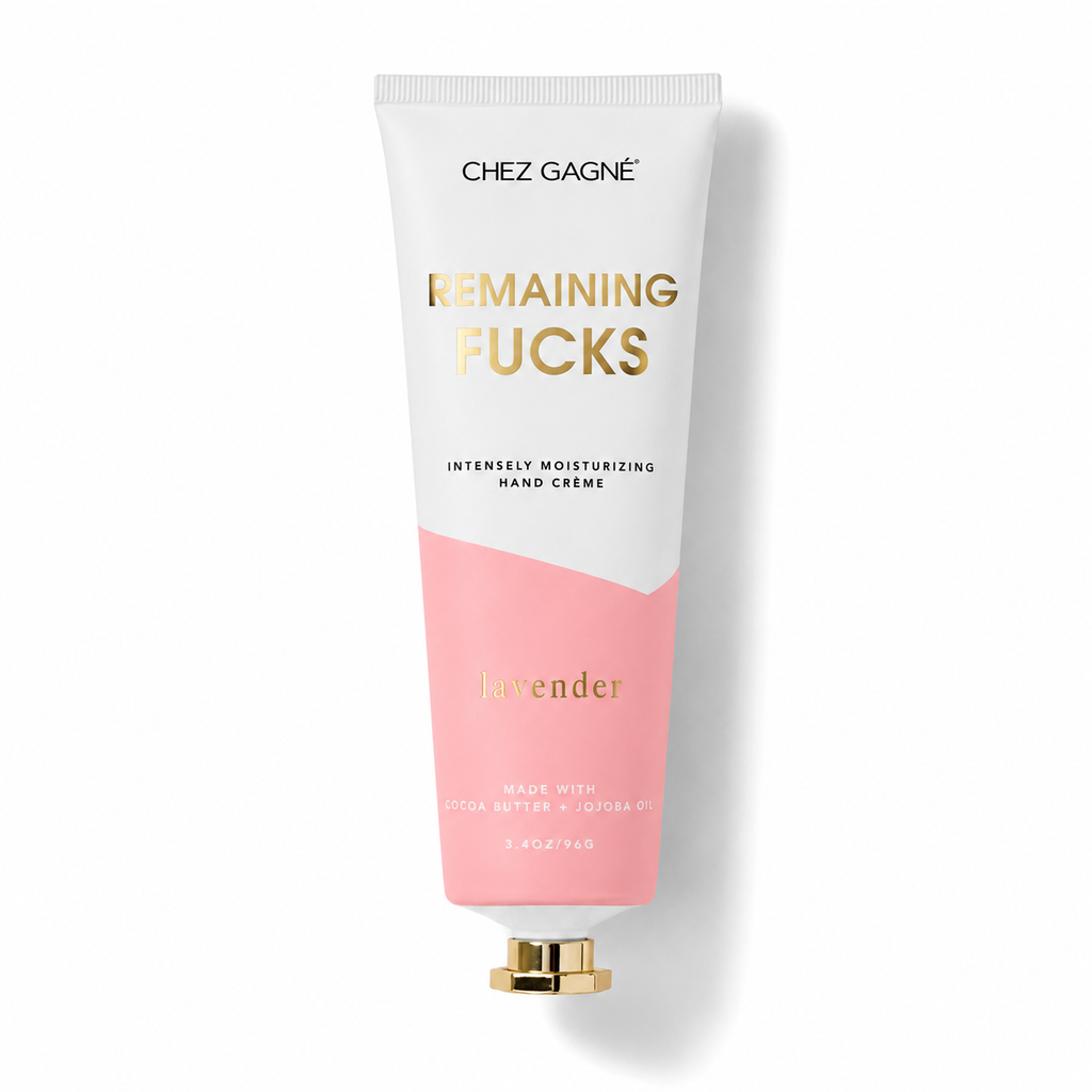 Remaining Fucks - Funny Hand Cream Gift, Lavender, Vegan