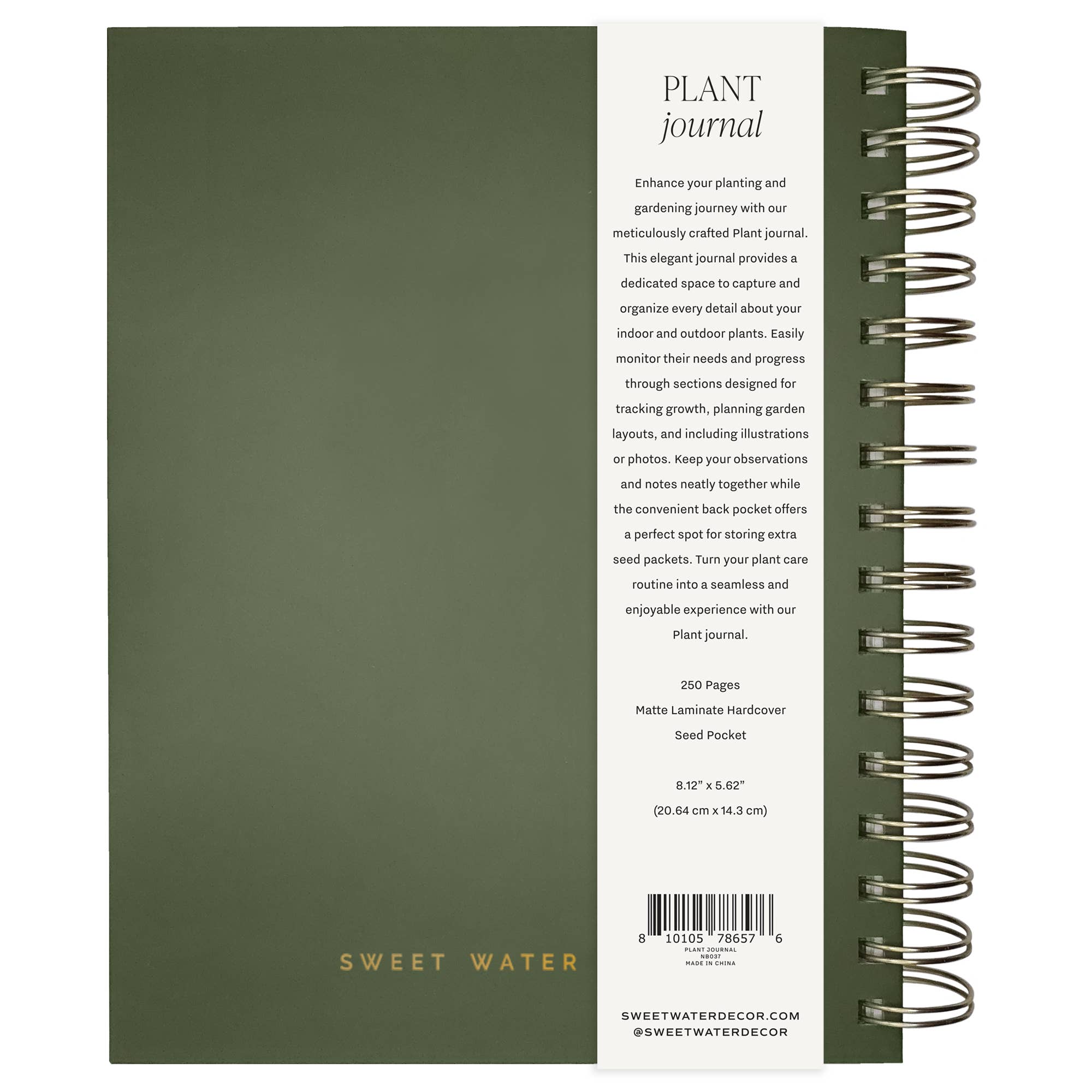 Indoor/Outdoor Plant Journal - Home Decor