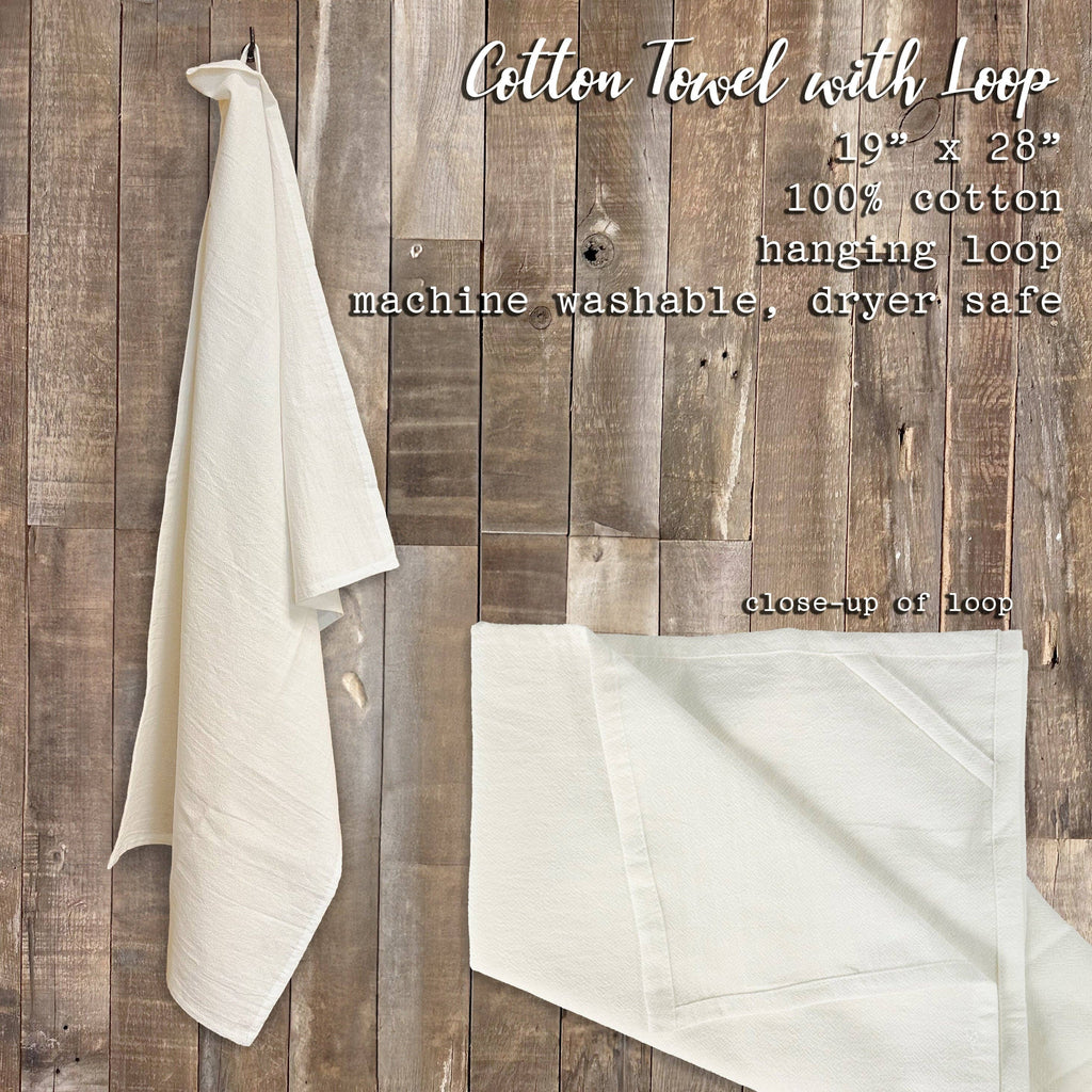 Postmark Stamp - Custom Cotton Tea Towel