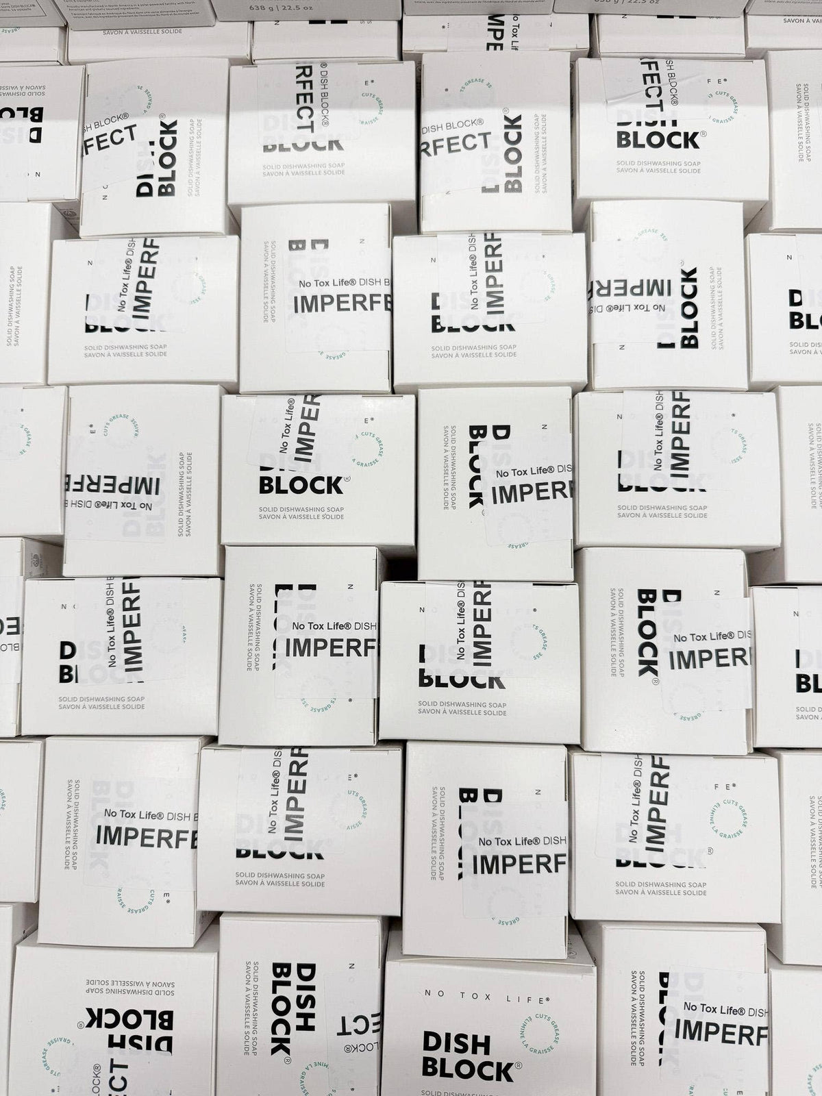 DISH BLOCK® solid dish soap - Imperfect box - No Tox Life®