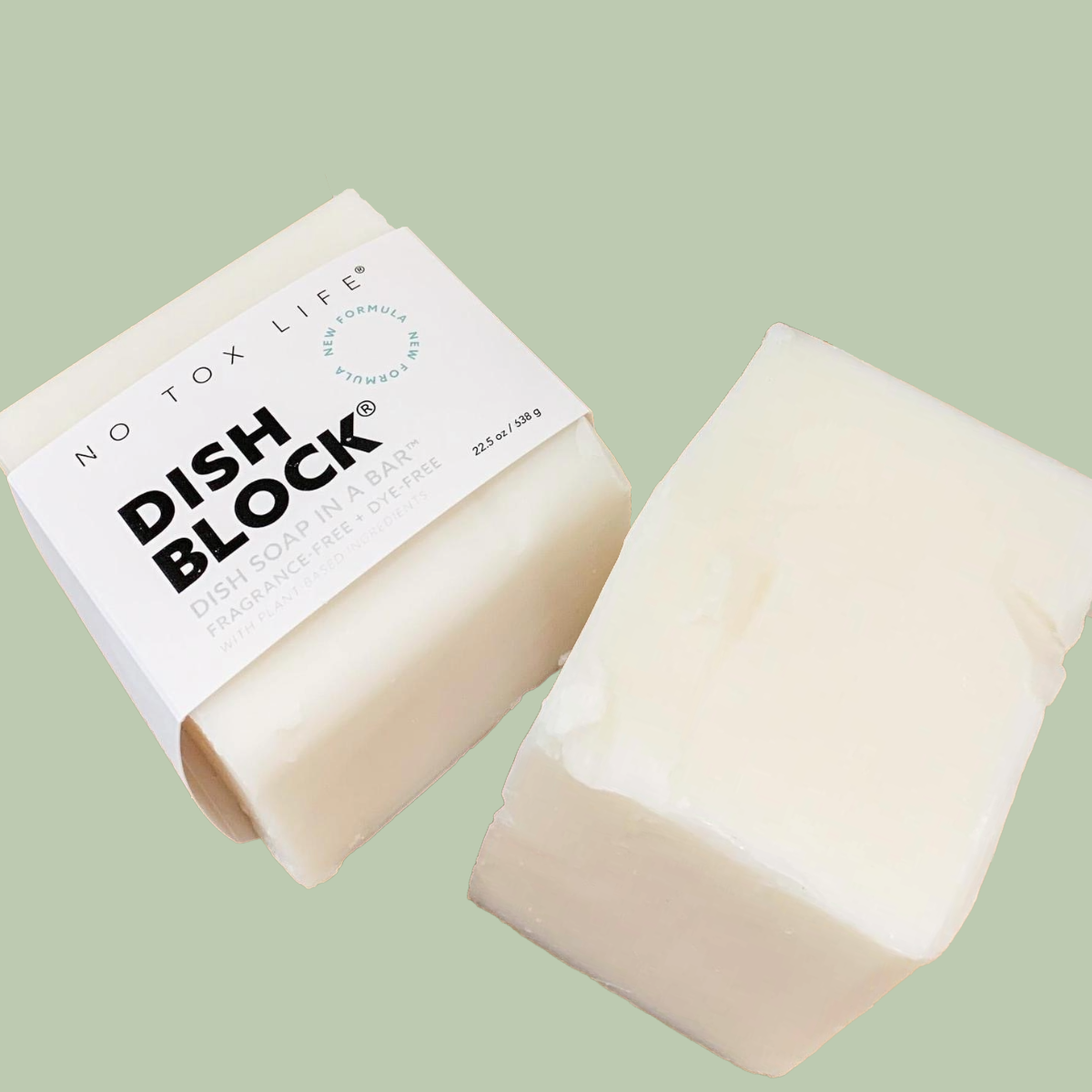 DISH BLOCK® solid dish soap - Imperfect box - No Tox Life®