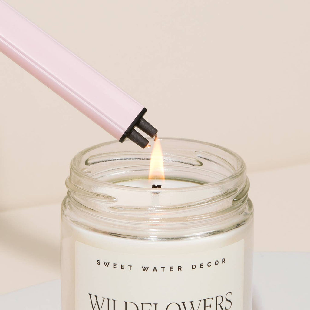 Blush Pink Rechargeable Electric Lighter - Home Decor & Gift