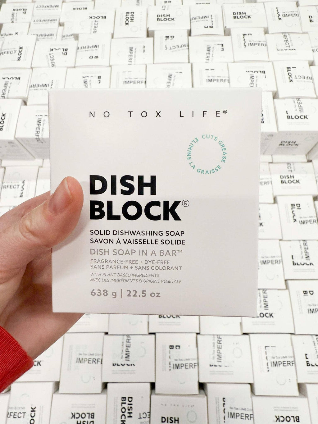 DISH BLOCK® solid dish soap - Imperfect box - No Tox Life®