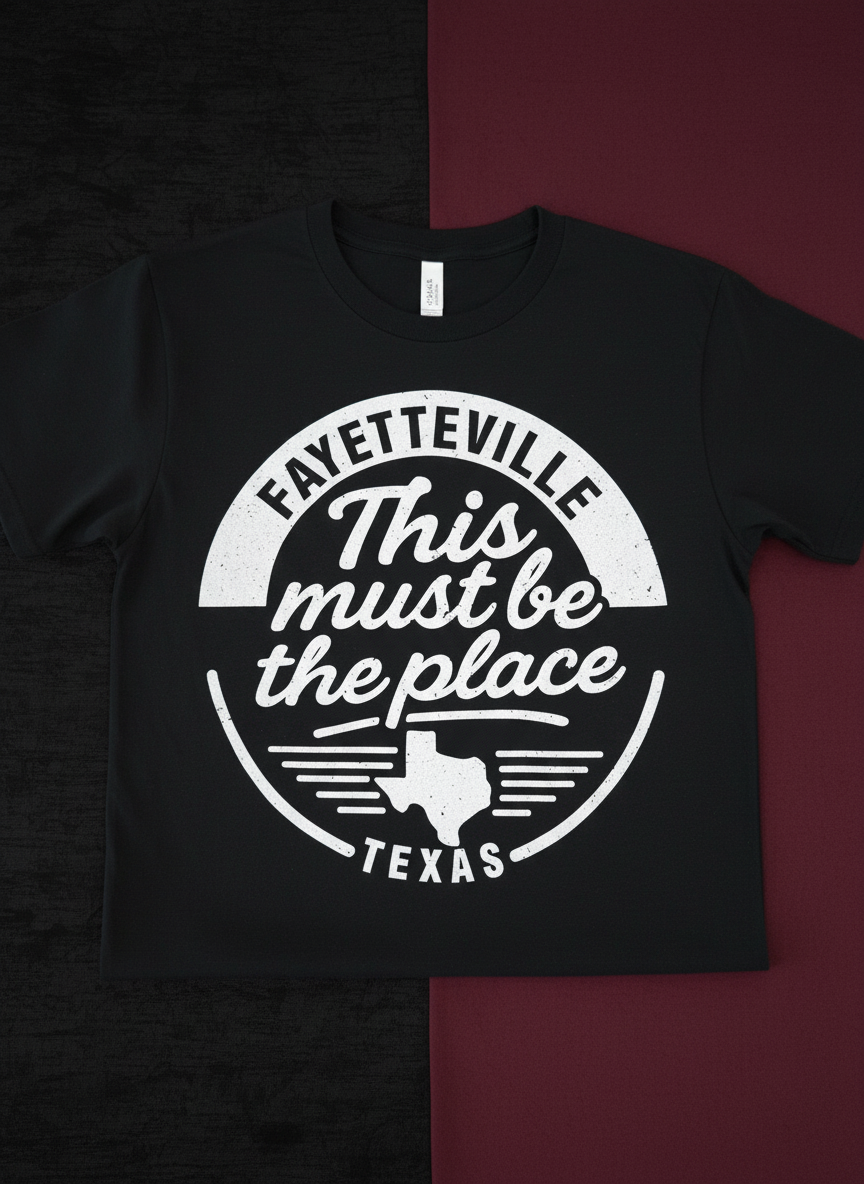 T-Shirt This Must Be The Place Fayetteville
