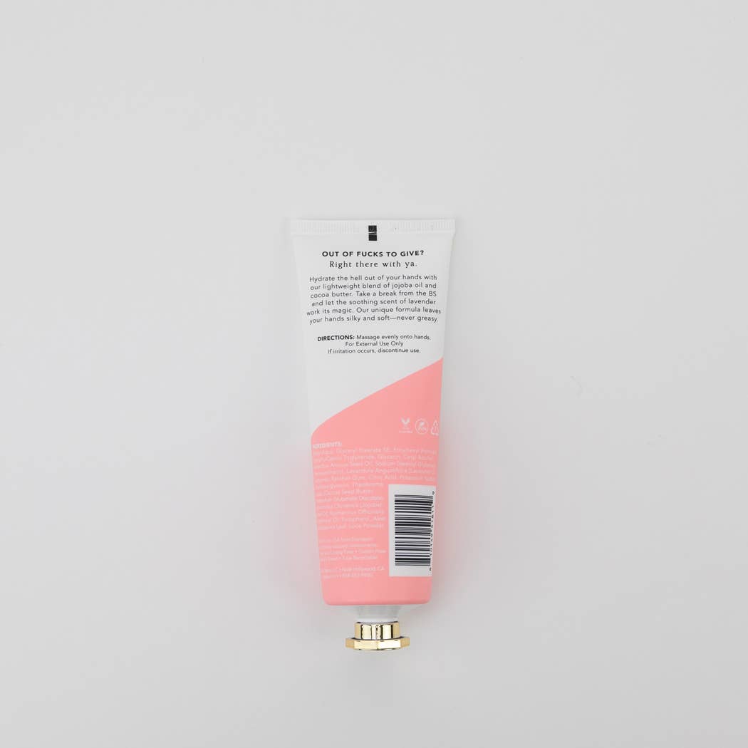Remaining Fucks - Funny Hand Cream Gift, Lavender, Vegan
