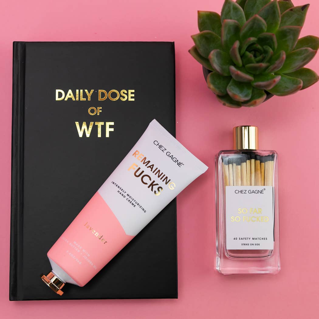 Remaining Fucks - Funny Hand Cream Gift, Lavender, Vegan