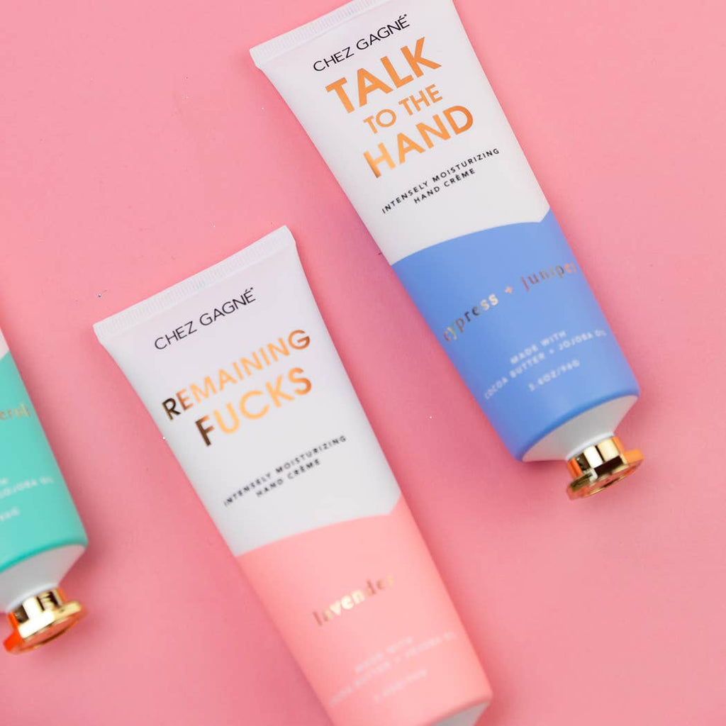 Remaining Fucks - Funny Hand Cream Gift, Lavender, Vegan