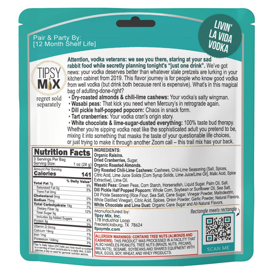 06. Liquor-Paired Trail Mix - Vodka