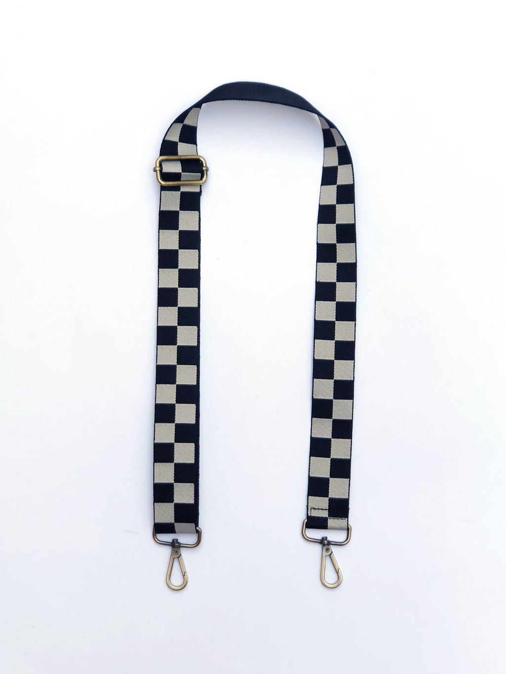 Bag and Strap Bundle: Checkered Strap and Bowie Pack in Ivory