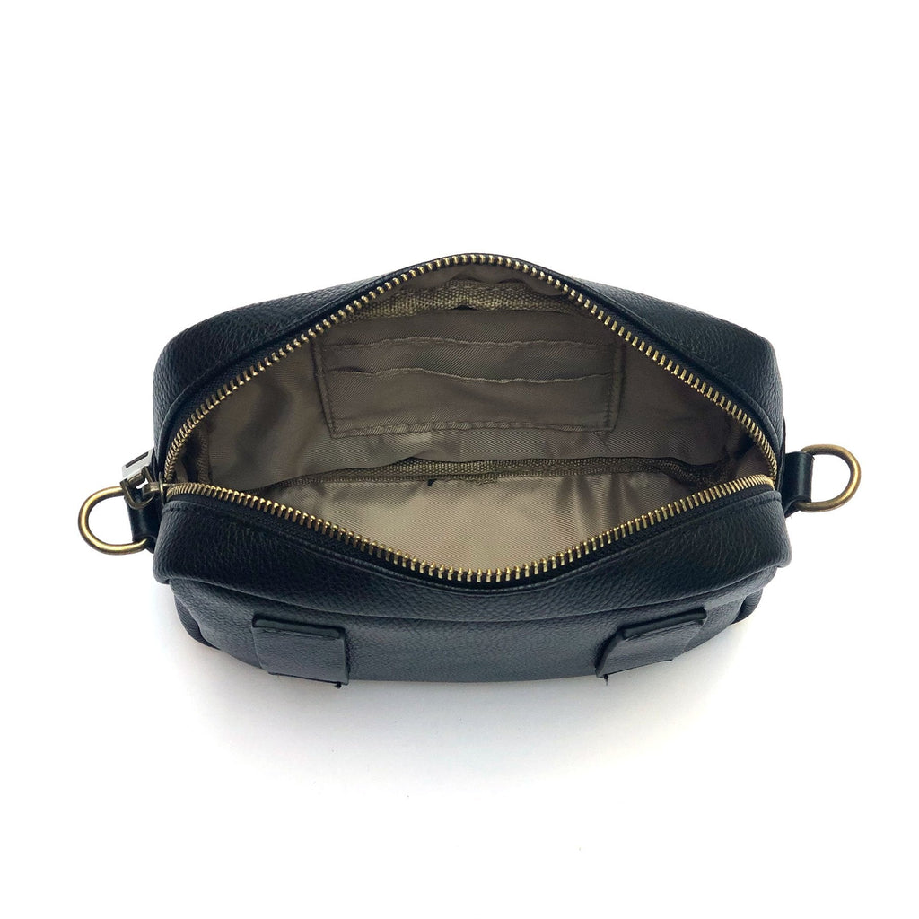 Bag and Strap Bundle: Daisy Strap and Bowie Pack in Black